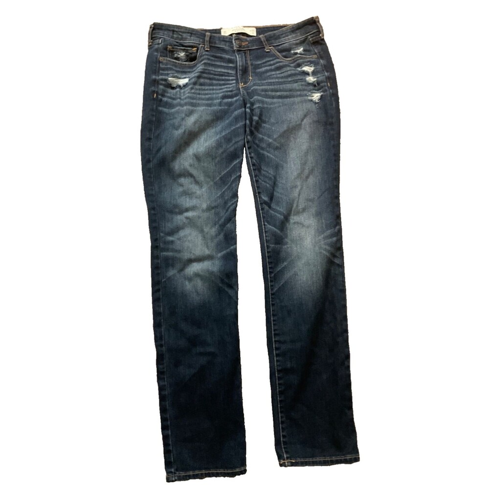 Abercombie & Fitch Jeans Women's  Size 8R W29 L33 Skinny Distressed